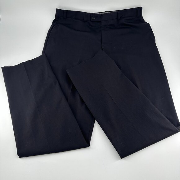 Calvin Klein Mens Black/Charcoal Dress Pants Size 38W x 34L - Picture 1 of 6